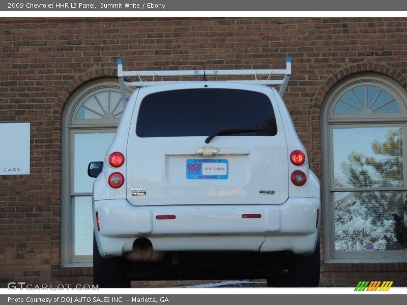 Summit White / Ebony 2009 Chevrolet HHR LS Panel