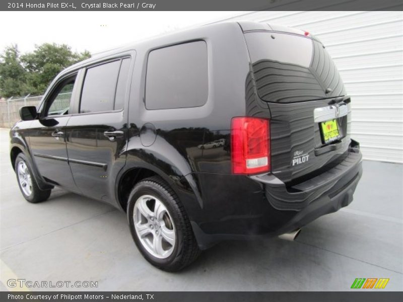 Crystal Black Pearl / Gray 2014 Honda Pilot EX-L