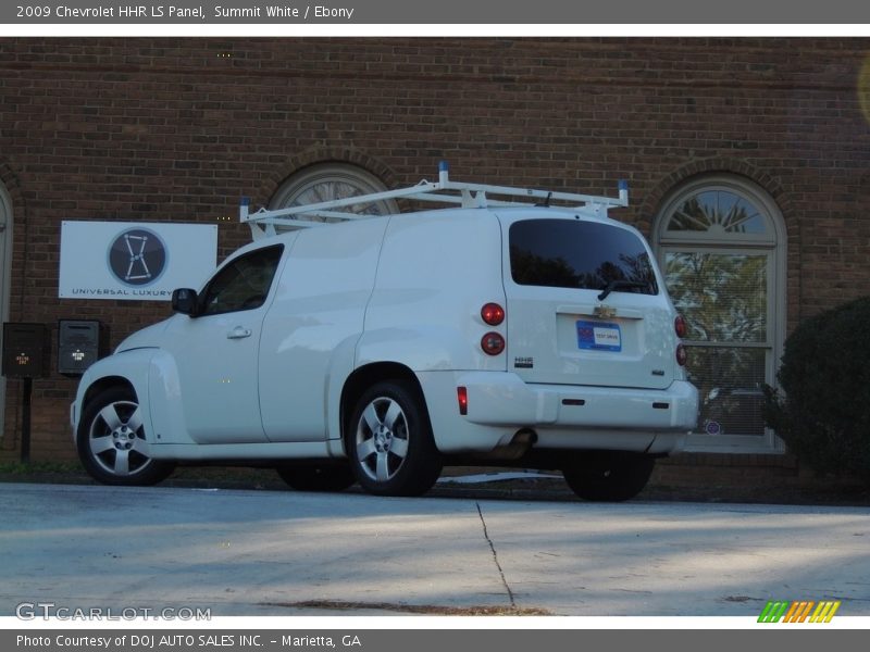 Summit White / Ebony 2009 Chevrolet HHR LS Panel