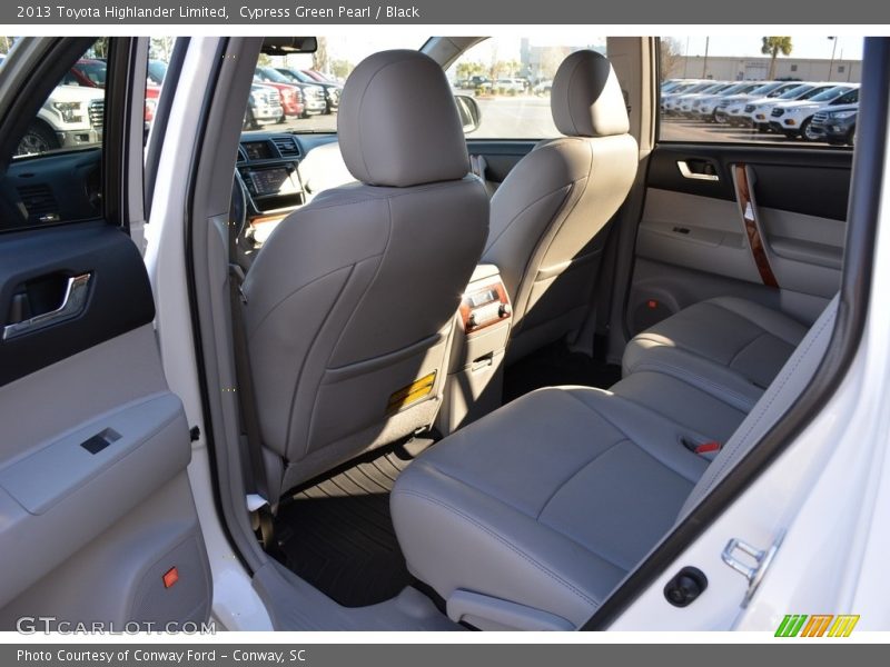 Cypress Green Pearl / Black 2013 Toyota Highlander Limited