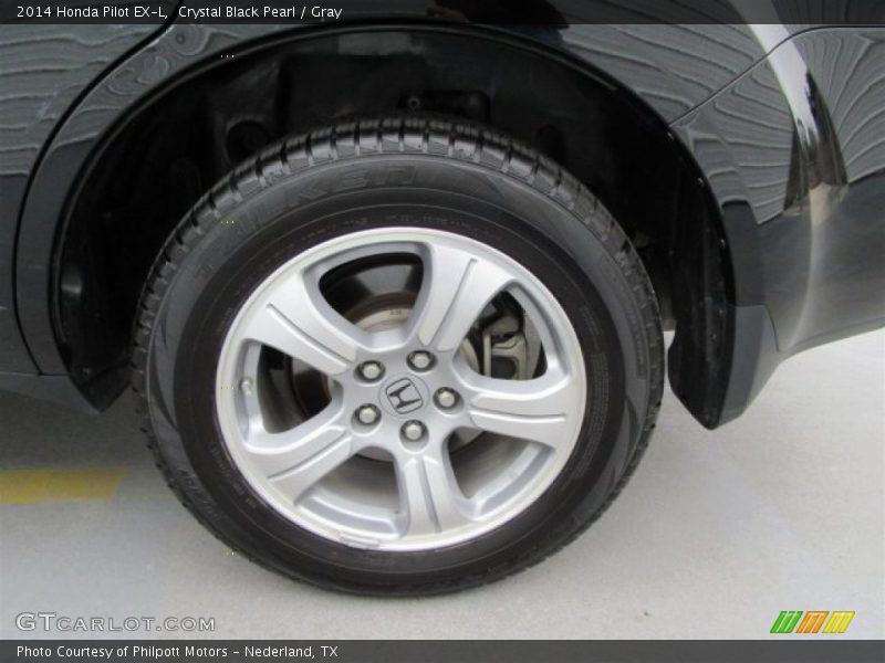 Crystal Black Pearl / Gray 2014 Honda Pilot EX-L