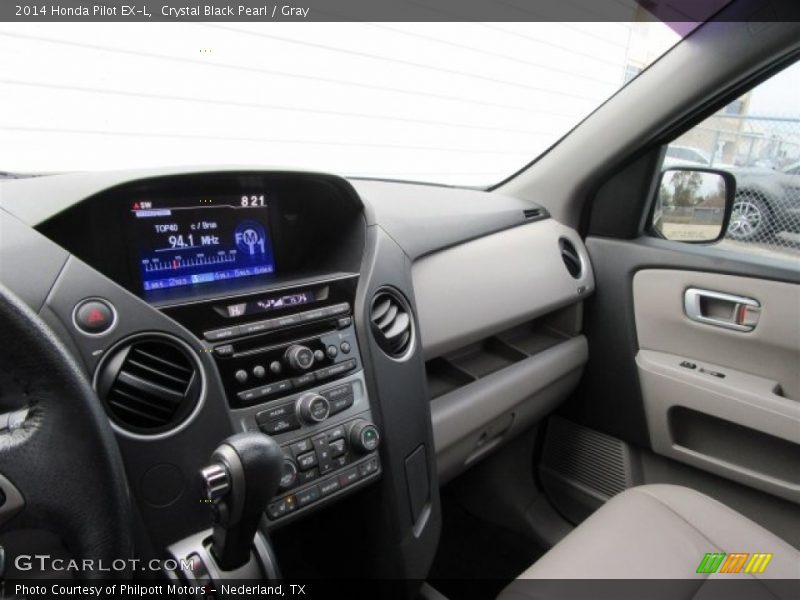 Crystal Black Pearl / Gray 2014 Honda Pilot EX-L