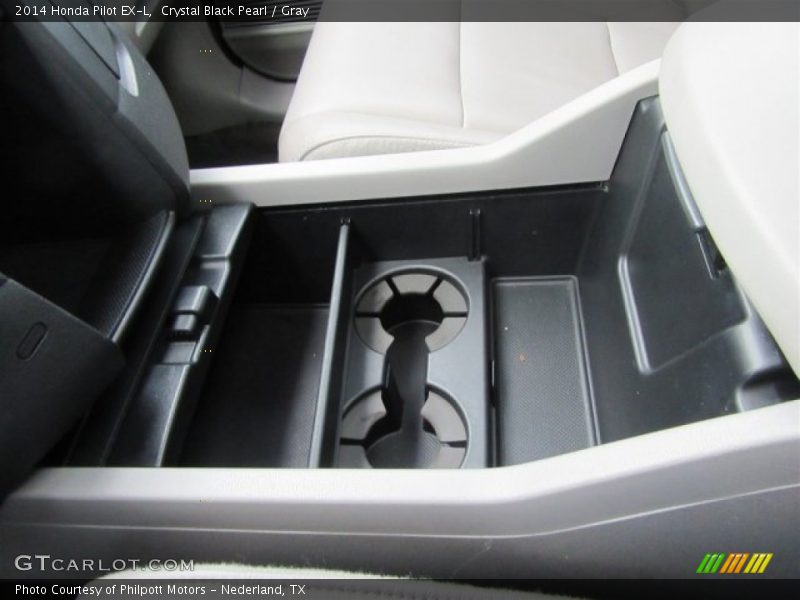 Crystal Black Pearl / Gray 2014 Honda Pilot EX-L