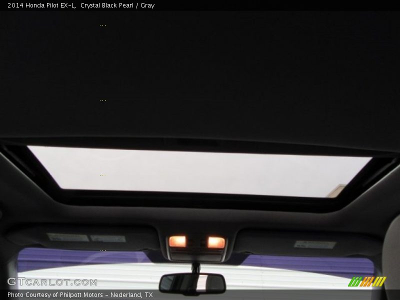 Crystal Black Pearl / Gray 2014 Honda Pilot EX-L