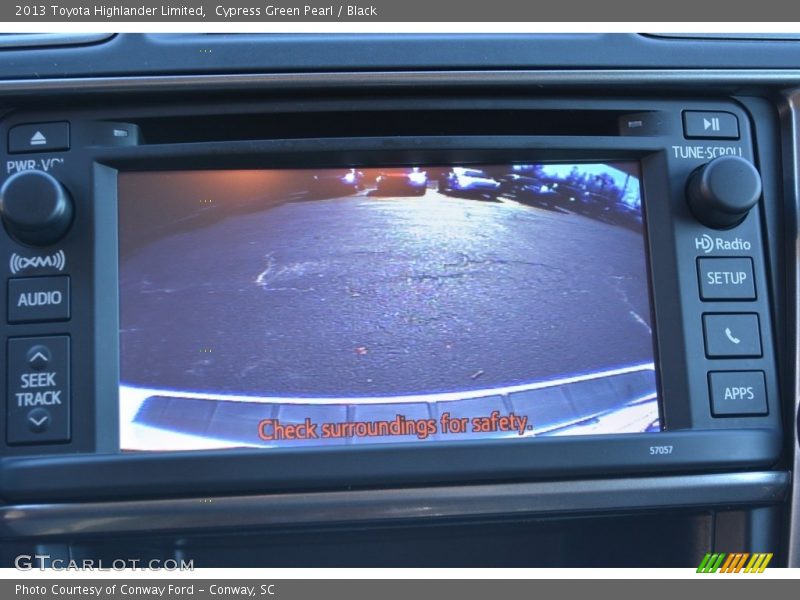 Cypress Green Pearl / Black 2013 Toyota Highlander Limited