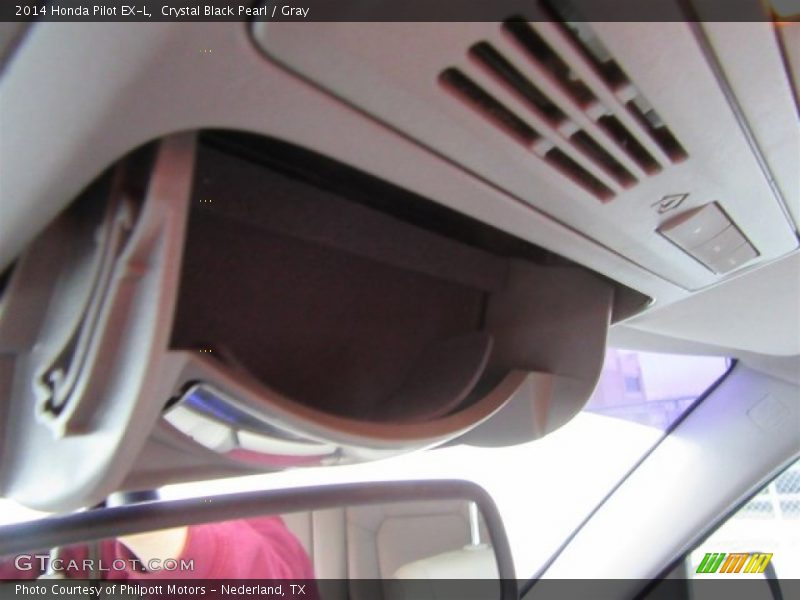 Crystal Black Pearl / Gray 2014 Honda Pilot EX-L