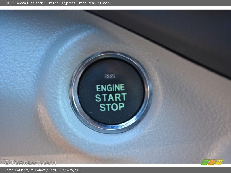 Cypress Green Pearl / Black 2013 Toyota Highlander Limited
