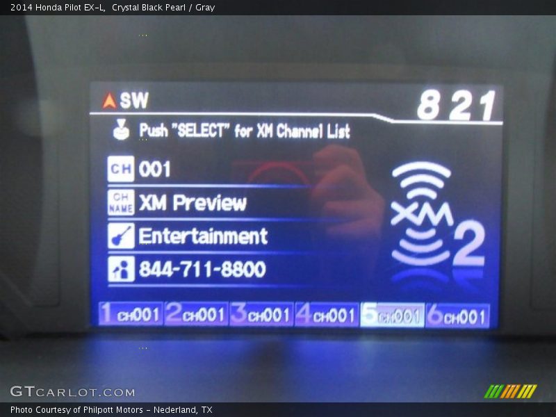 Crystal Black Pearl / Gray 2014 Honda Pilot EX-L