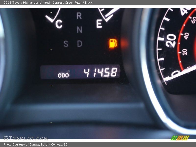 Cypress Green Pearl / Black 2013 Toyota Highlander Limited