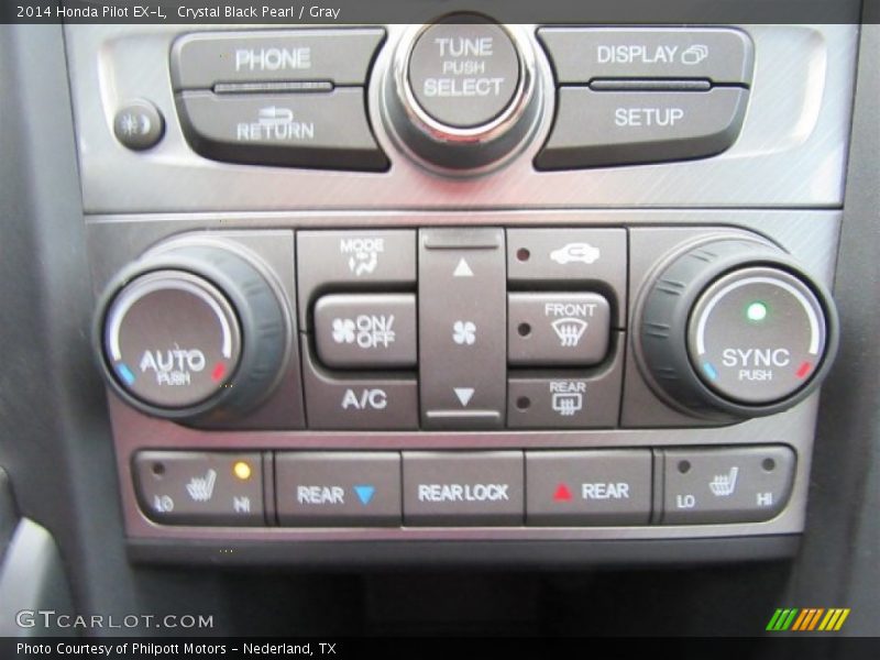 Crystal Black Pearl / Gray 2014 Honda Pilot EX-L