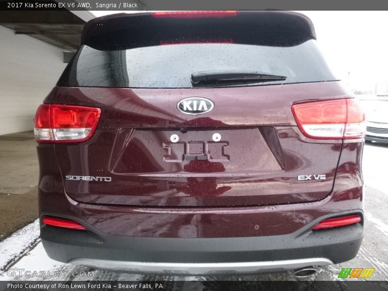 Sangria / Black 2017 Kia Sorento EX V6 AWD