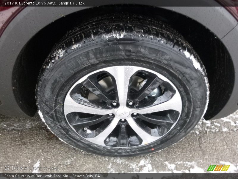 Sangria / Black 2017 Kia Sorento EX V6 AWD