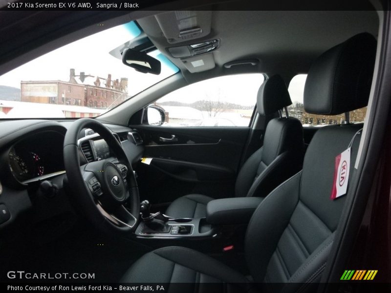 Front Seat of 2017 Sorento EX V6 AWD