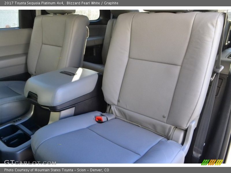 Rear Seat of 2017 Sequoia Platinum 4x4