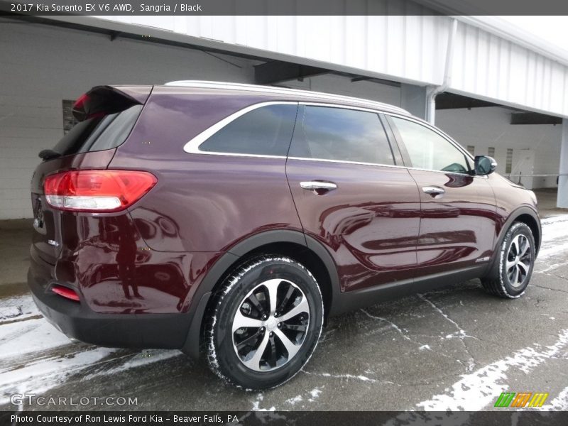 Sangria / Black 2017 Kia Sorento EX V6 AWD
