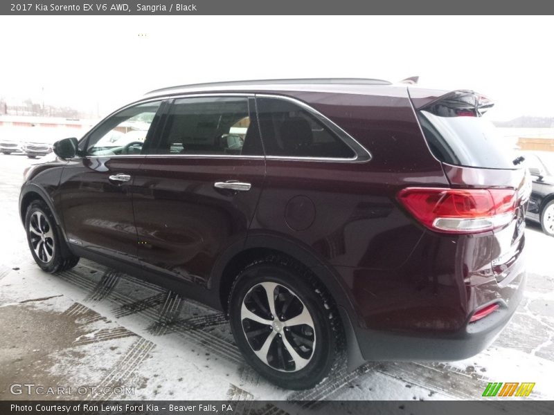 Sangria / Black 2017 Kia Sorento EX V6 AWD
