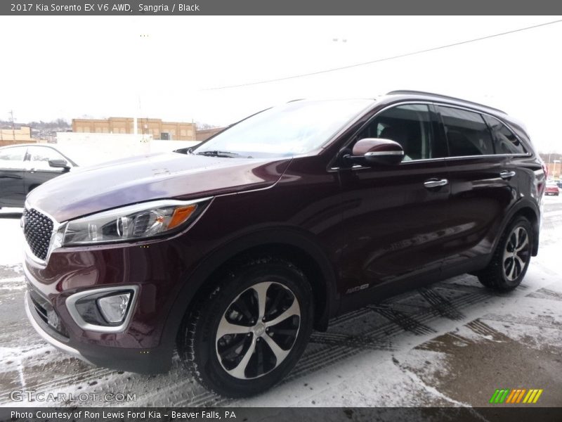 Sangria / Black 2017 Kia Sorento EX V6 AWD