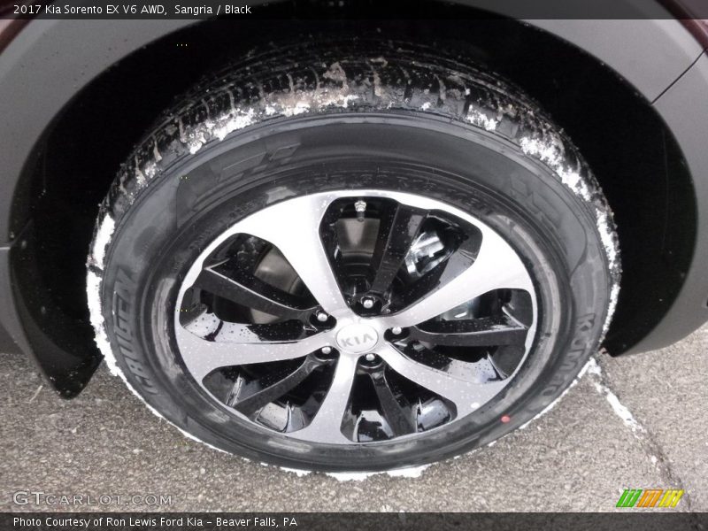 Sangria / Black 2017 Kia Sorento EX V6 AWD