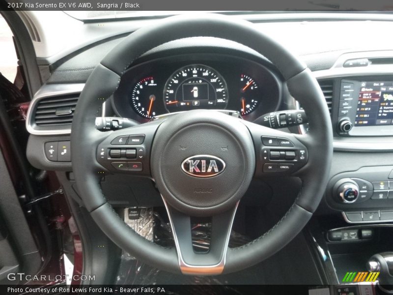Sangria / Black 2017 Kia Sorento EX V6 AWD