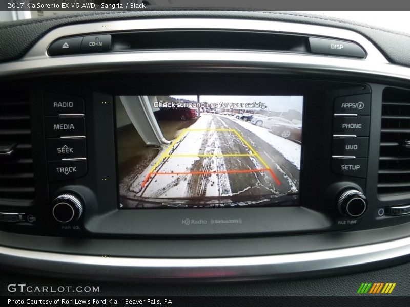 Sangria / Black 2017 Kia Sorento EX V6 AWD