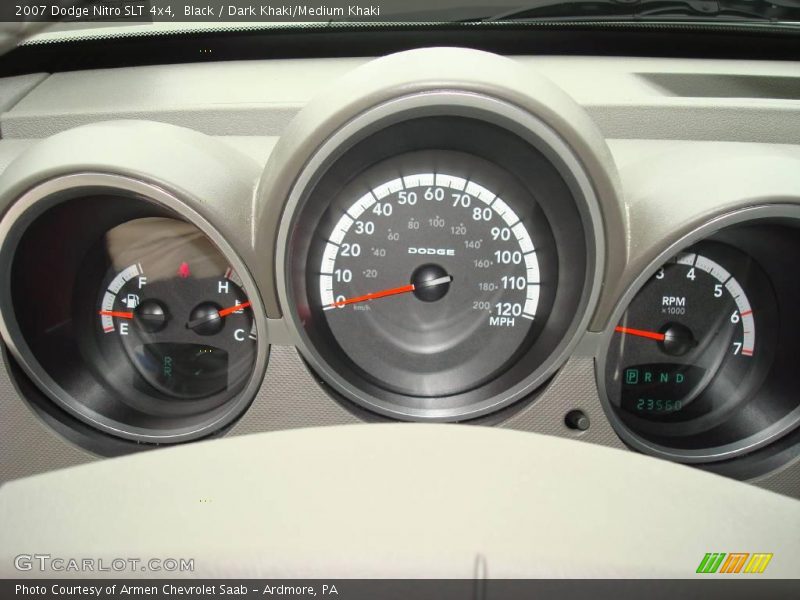 Black / Dark Khaki/Medium Khaki 2007 Dodge Nitro SLT 4x4
