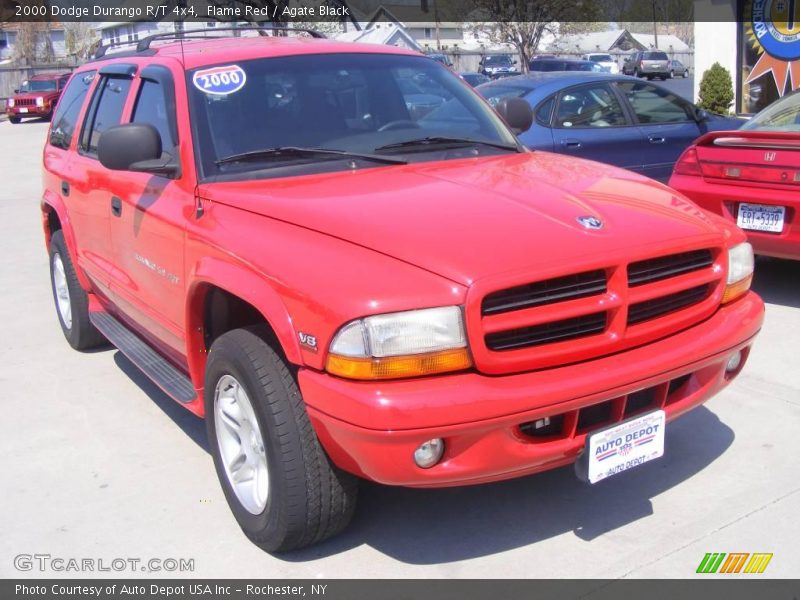 Flame Red / Agate Black 2000 Dodge Durango R/T 4x4