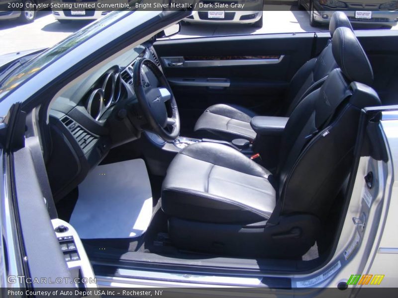 Bright Silver Metallic / Dark Slate Gray 2009 Chrysler Sebring Limited Convertible