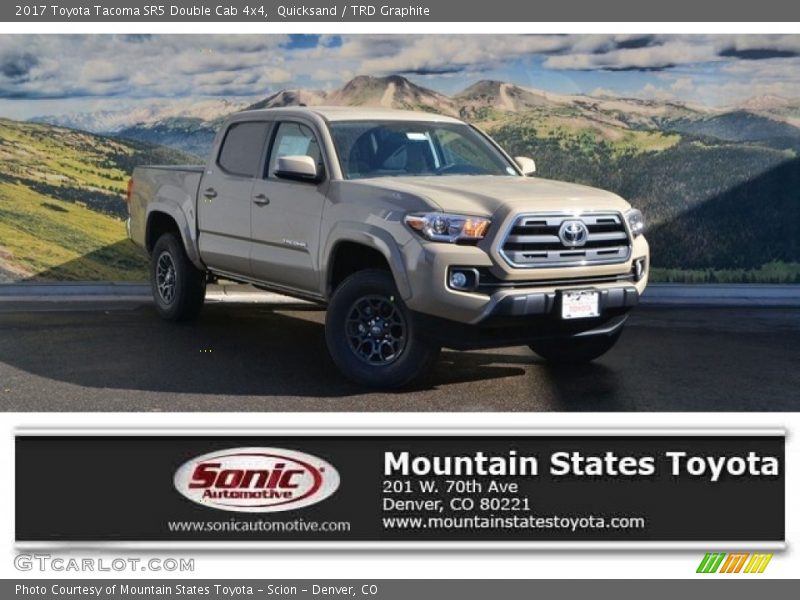 Quicksand / TRD Graphite 2017 Toyota Tacoma SR5 Double Cab 4x4