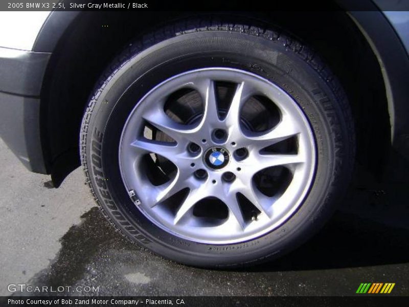 Silver Gray Metallic / Black 2005 BMW X3 2.5i