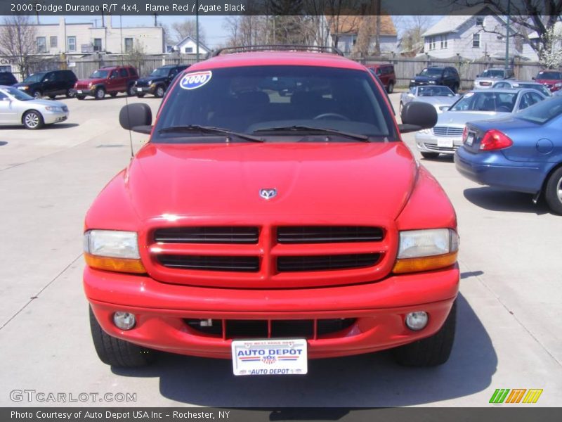 Flame Red / Agate Black 2000 Dodge Durango R/T 4x4
