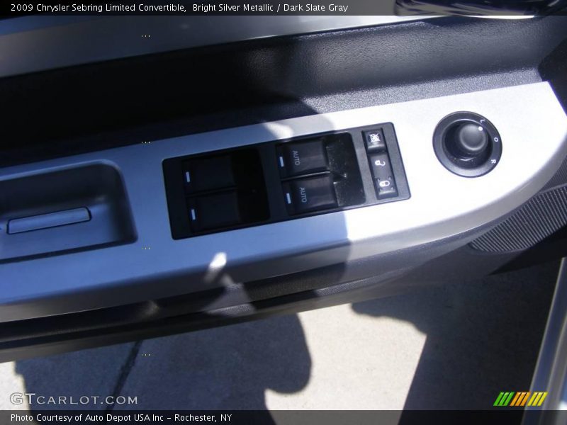 Bright Silver Metallic / Dark Slate Gray 2009 Chrysler Sebring Limited Convertible