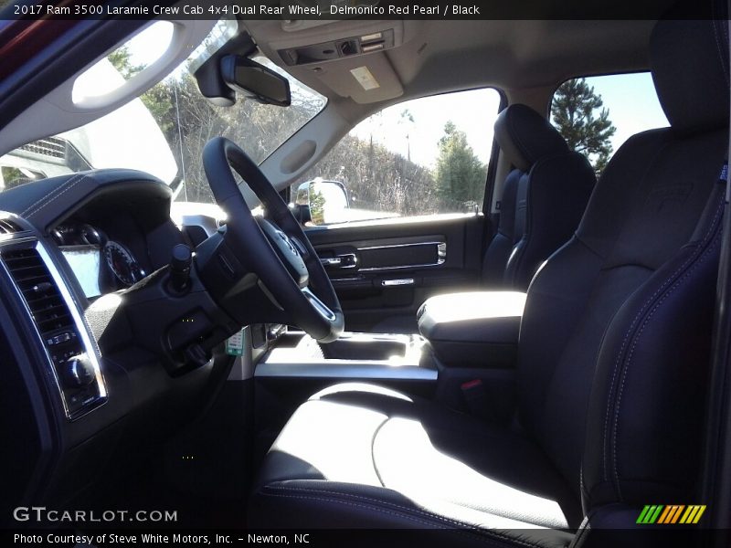 Delmonico Red Pearl / Black 2017 Ram 3500 Laramie Crew Cab 4x4 Dual Rear Wheel