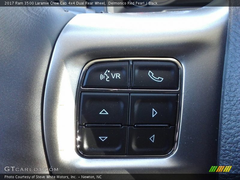 Delmonico Red Pearl / Black 2017 Ram 3500 Laramie Crew Cab 4x4 Dual Rear Wheel