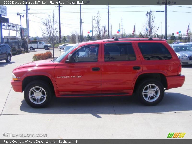 Flame Red / Agate Black 2000 Dodge Durango R/T 4x4