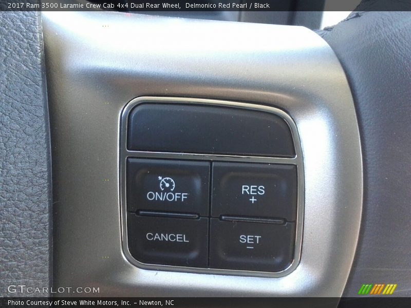 Delmonico Red Pearl / Black 2017 Ram 3500 Laramie Crew Cab 4x4 Dual Rear Wheel