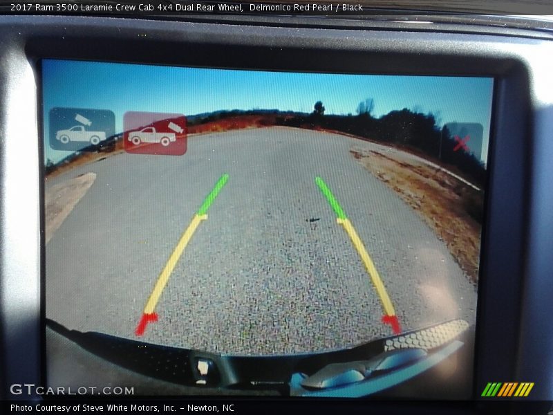 Delmonico Red Pearl / Black 2017 Ram 3500 Laramie Crew Cab 4x4 Dual Rear Wheel