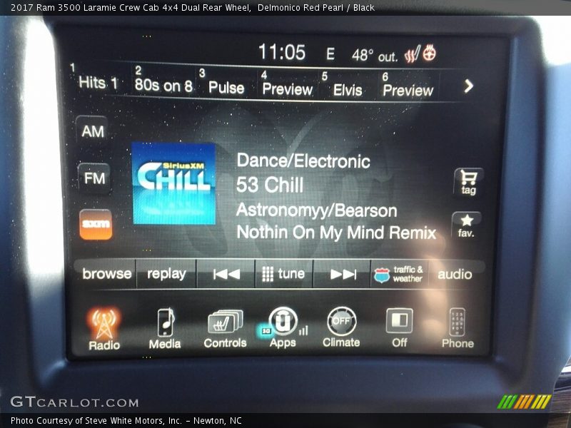 Delmonico Red Pearl / Black 2017 Ram 3500 Laramie Crew Cab 4x4 Dual Rear Wheel