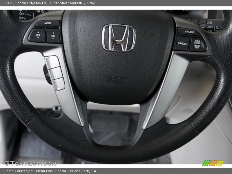 Lunar Silver Metallic / Gray 2016 Honda Odyssey EX
