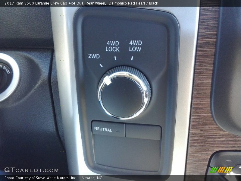 Delmonico Red Pearl / Black 2017 Ram 3500 Laramie Crew Cab 4x4 Dual Rear Wheel