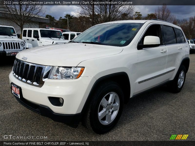 Stone White / Dark Graystone/Medium Graystone 2012 Jeep Grand Cherokee Laredo 4x4