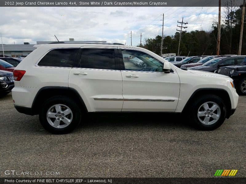 Stone White / Dark Graystone/Medium Graystone 2012 Jeep Grand Cherokee Laredo 4x4