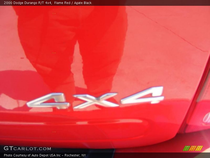 Flame Red / Agate Black 2000 Dodge Durango R/T 4x4