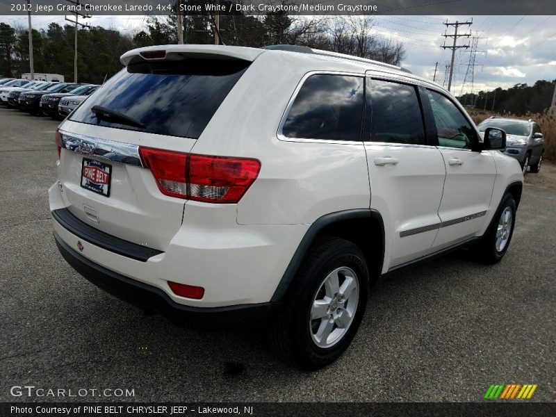 Stone White / Dark Graystone/Medium Graystone 2012 Jeep Grand Cherokee Laredo 4x4