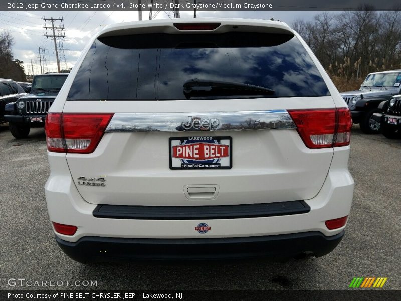 Stone White / Dark Graystone/Medium Graystone 2012 Jeep Grand Cherokee Laredo 4x4