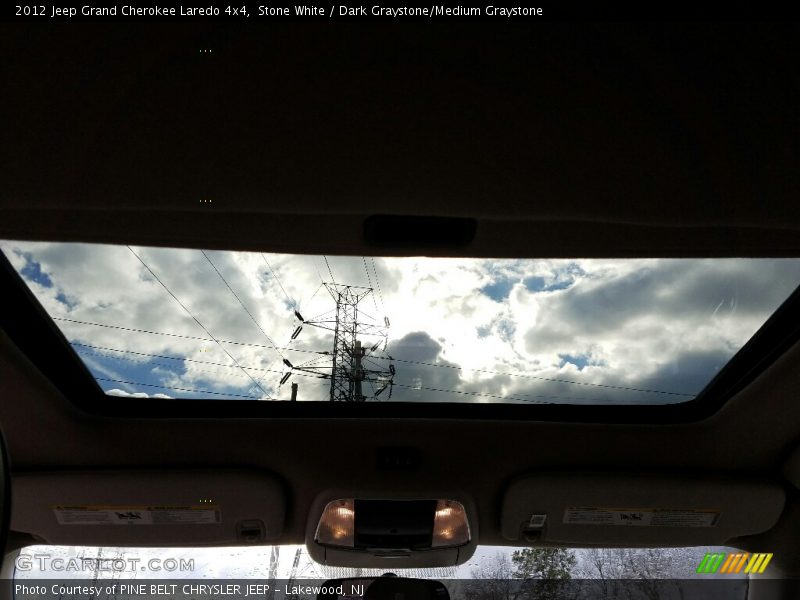 Stone White / Dark Graystone/Medium Graystone 2012 Jeep Grand Cherokee Laredo 4x4