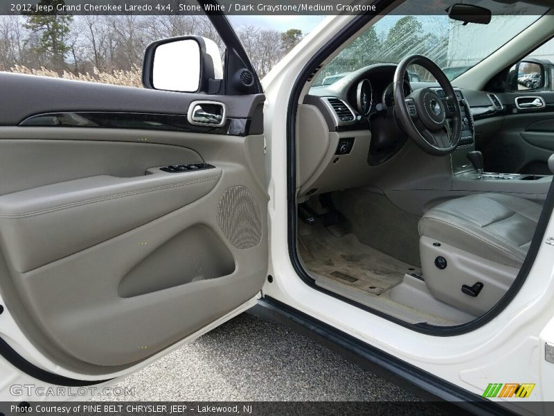 Stone White / Dark Graystone/Medium Graystone 2012 Jeep Grand Cherokee Laredo 4x4