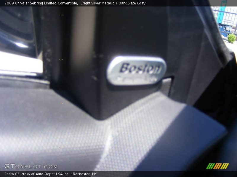 Bright Silver Metallic / Dark Slate Gray 2009 Chrysler Sebring Limited Convertible