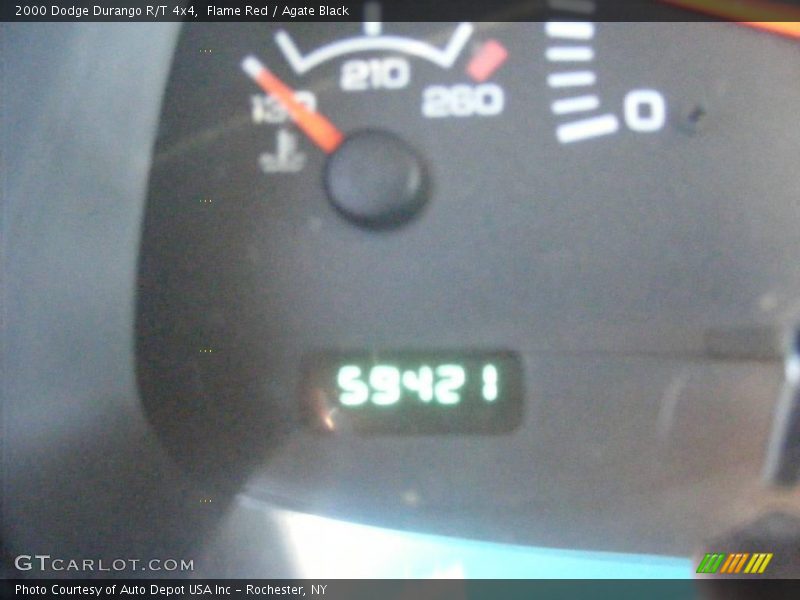 Flame Red / Agate Black 2000 Dodge Durango R/T 4x4