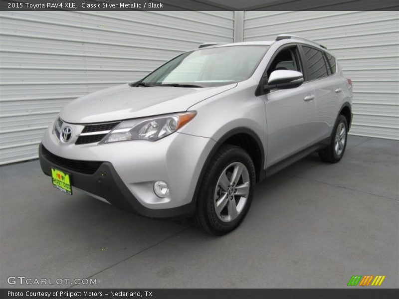 Classic Silver Metallic / Black 2015 Toyota RAV4 XLE