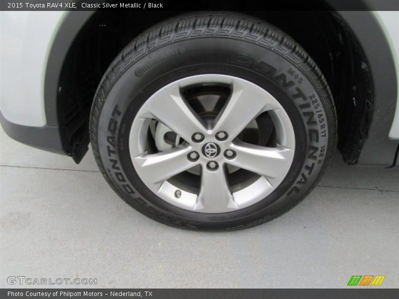 Classic Silver Metallic / Black 2015 Toyota RAV4 XLE